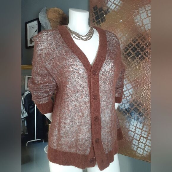 Zara Sweaters - Zara Wool Blend Fine Knit Cardigan